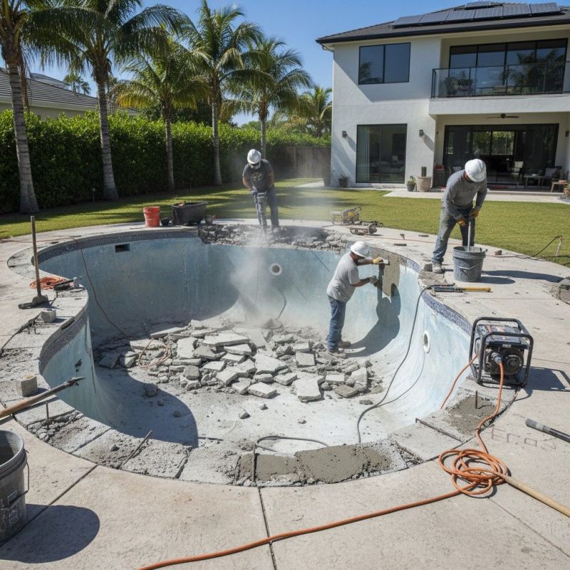 Pool Paving Installation