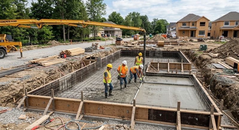 Concrete Foundation Pouring in Fort Wayne, IN
