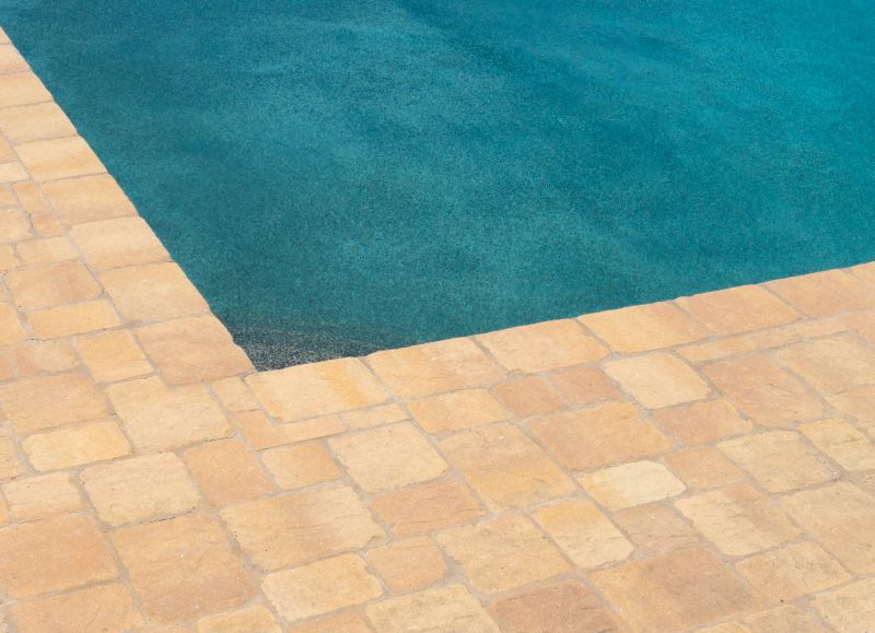Products For Pool Paving Installations in use
